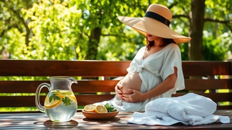 pregnancy heat relief tips