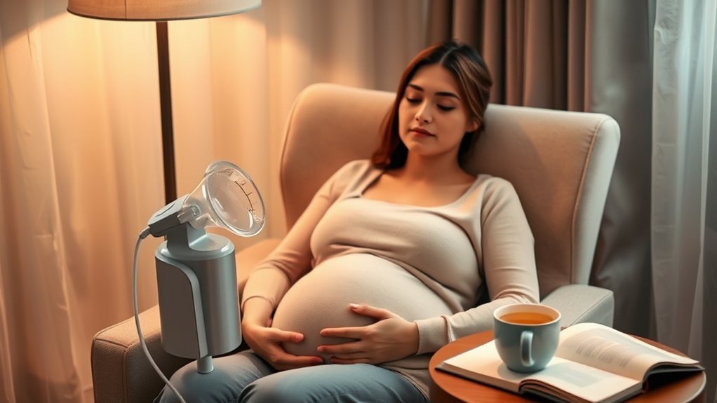 pregnancy related pumping support