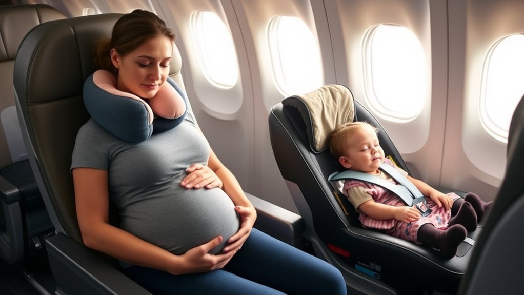 pregnancy travel car seat guidance