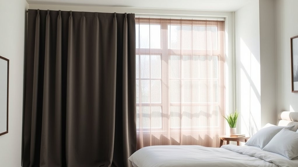 prevent light with curtains