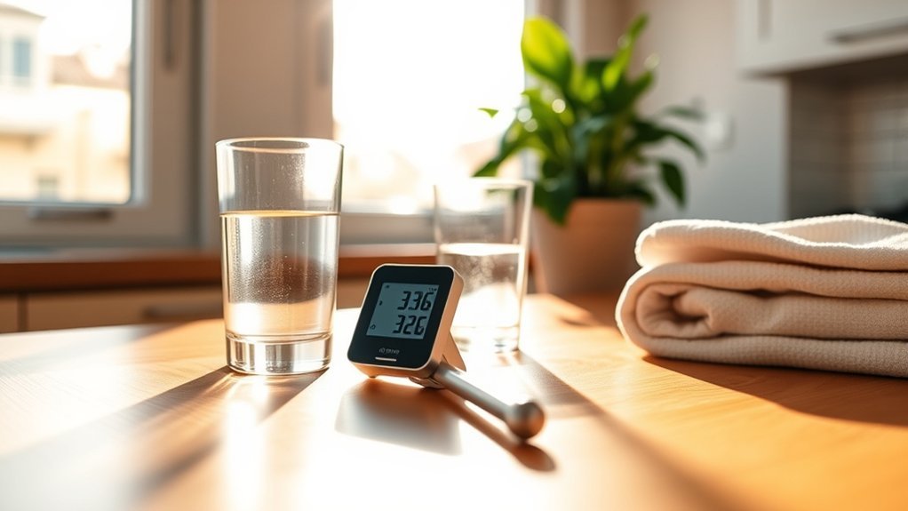 room temperature guidance steps