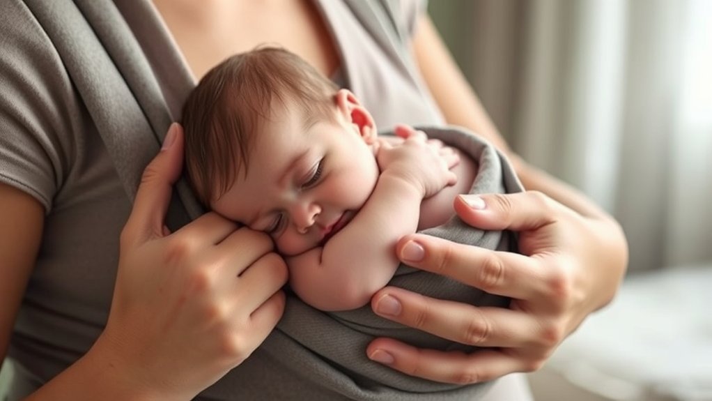 safe newborn carrying techniques
