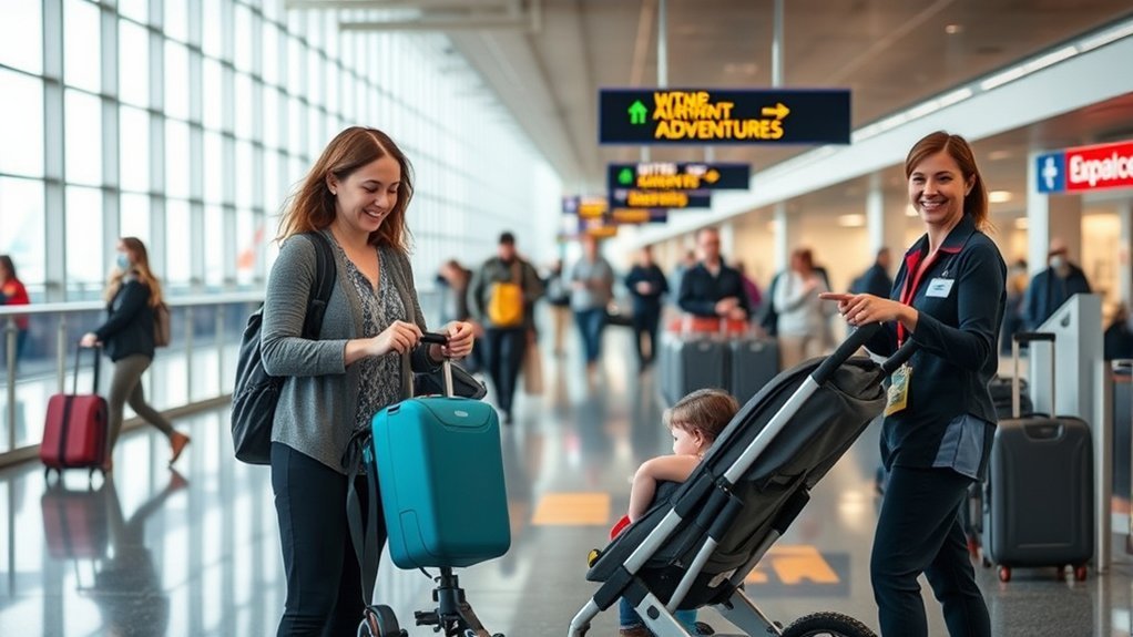 stroller gate check guidelines