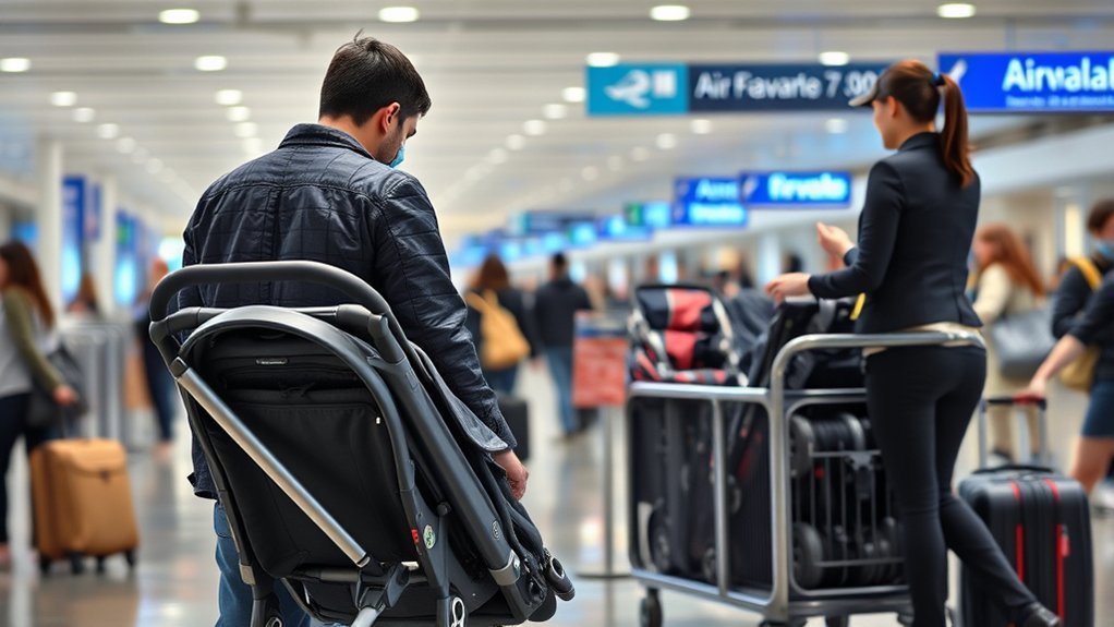 stroller gate check guidelines