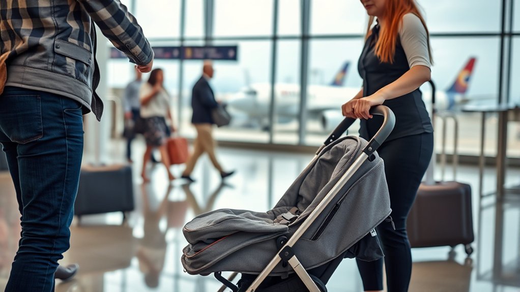 stroller gate checking risks