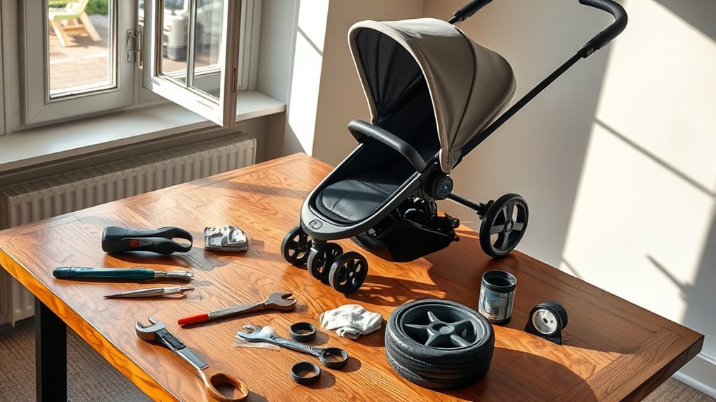 stroller maintenance step by step guide