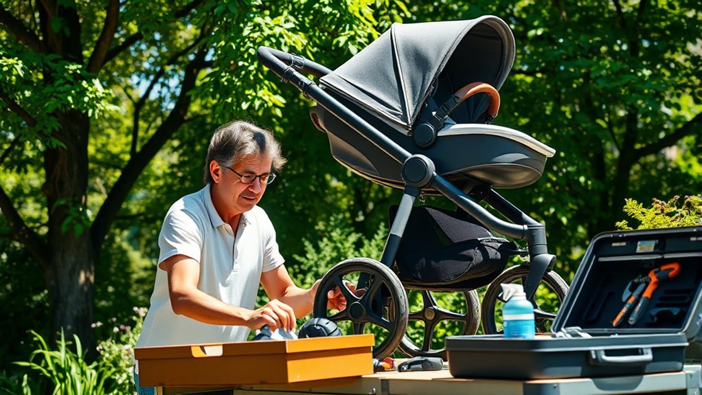 stroller upkeep for parents