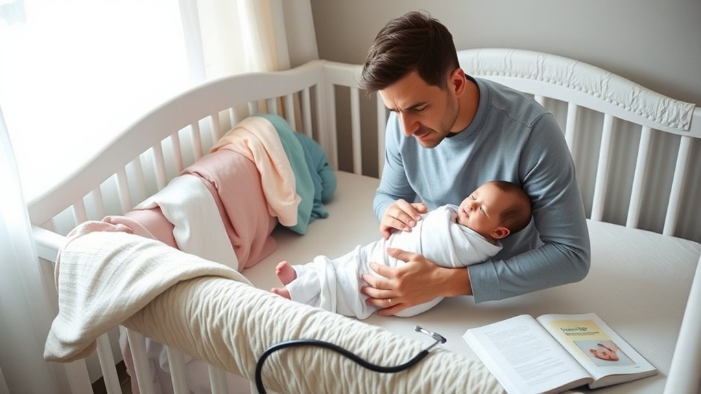 swaddling guidance and medical advice