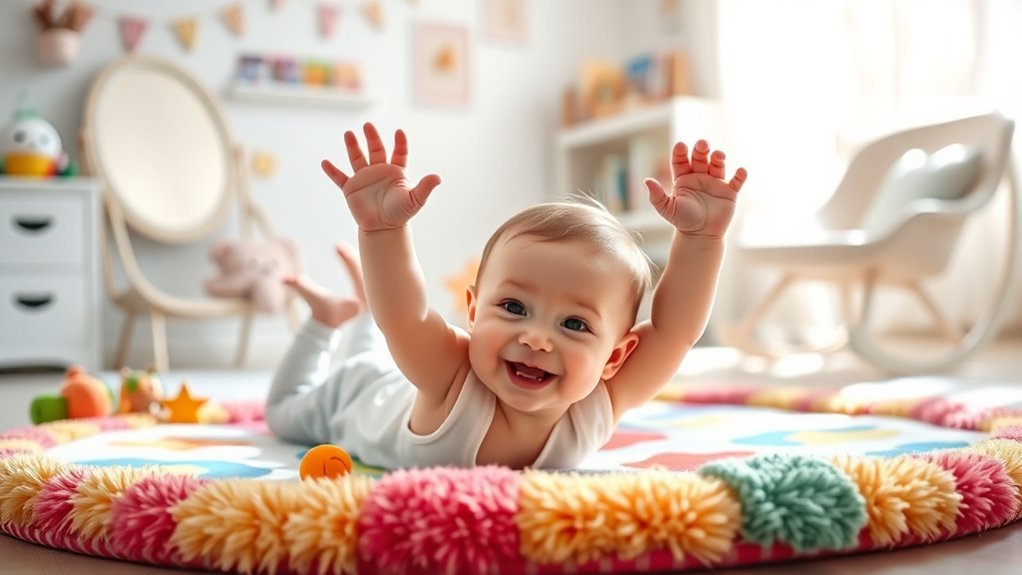 tummy time promotes infant development