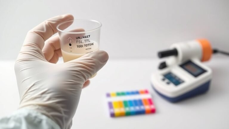 urine protein testing procedure