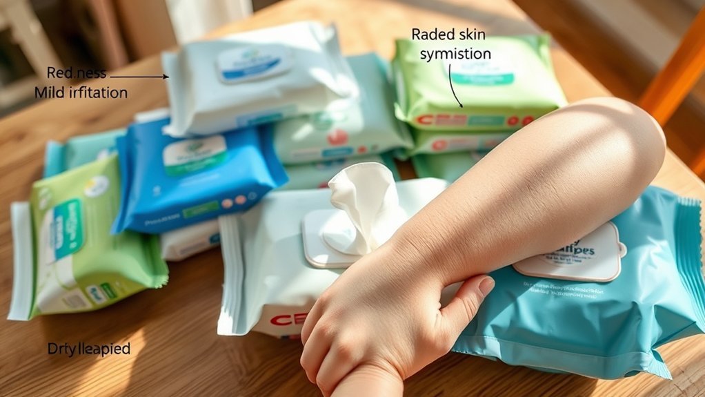 wipe related symptoms and signs