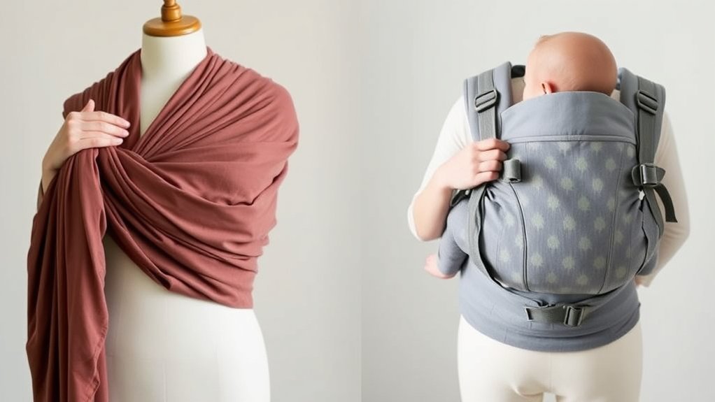 wraps versus carriers explained