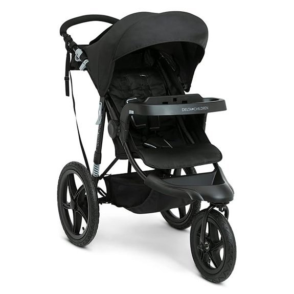 Delta Children Apollo Jogging Stroller (Black)