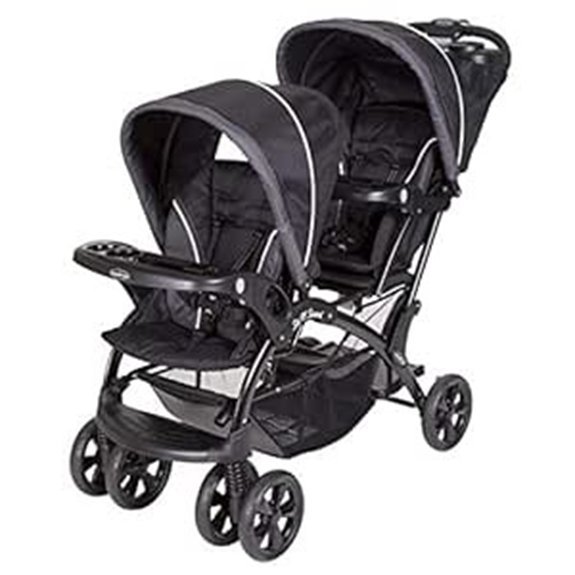 Baby Trend Sit N' Stand Double Stroller Onyx