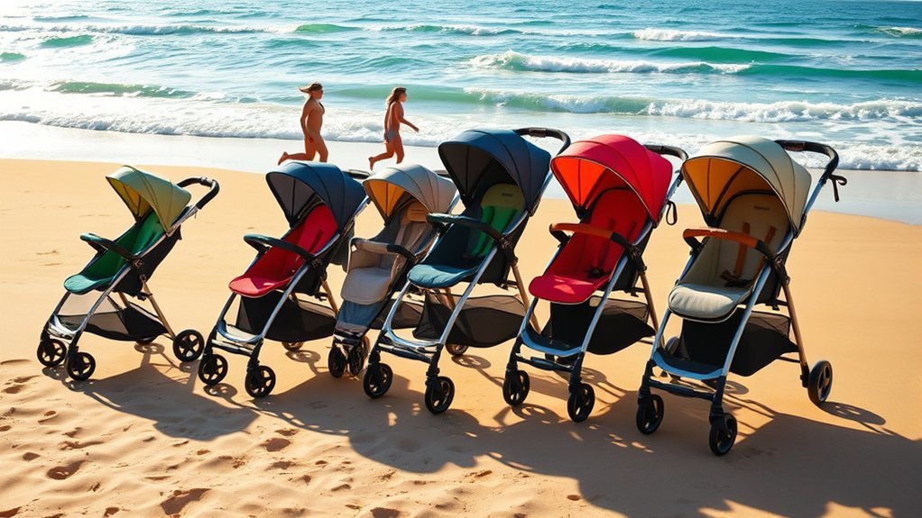 best beach sand strollers