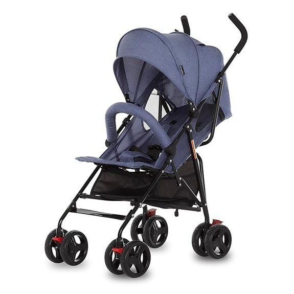 Dream On Me Vista Moonwalk Baby Stroller in Blue