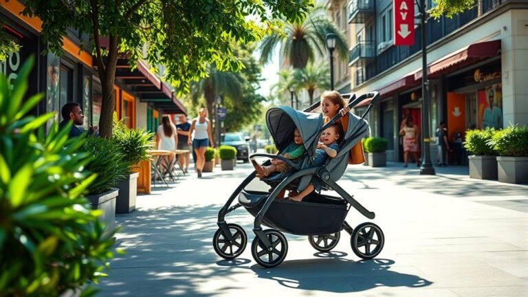 city friendly double strollers