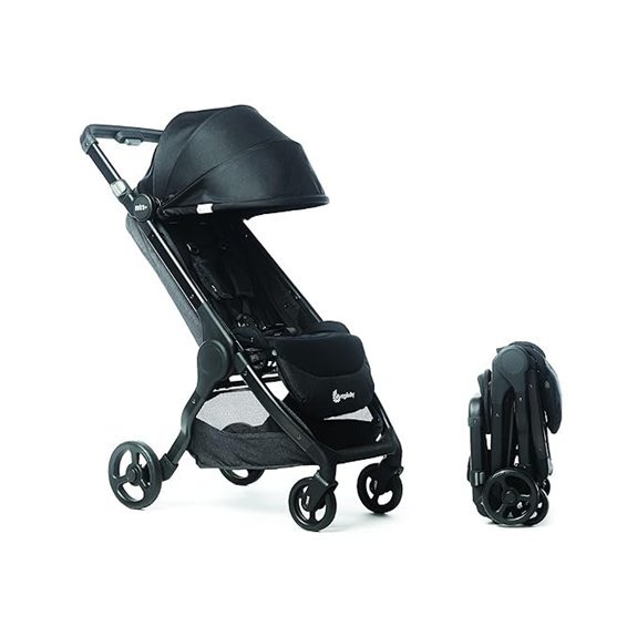 Ergobaby Metro+ Compact Baby Stroller (Black)