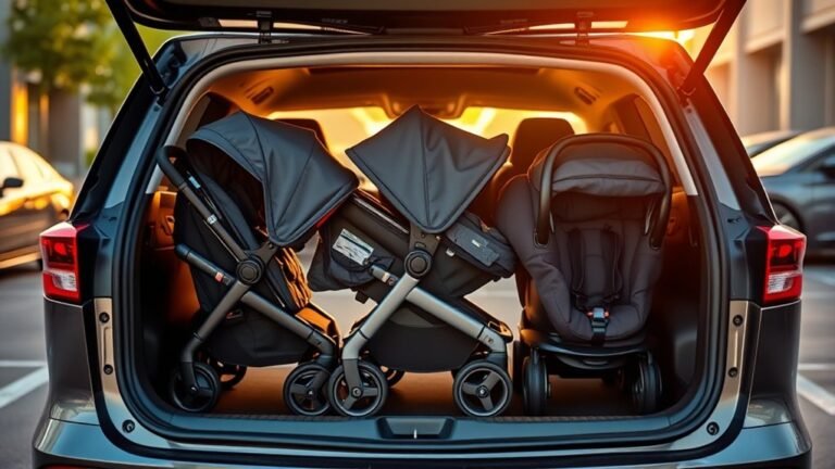 compact double strollers selection