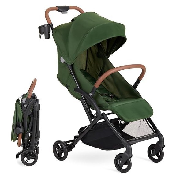 Dream On Me Rio Glide Compact Stroller Forest Green