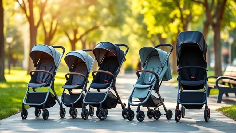 compact lightweight foldable strollers