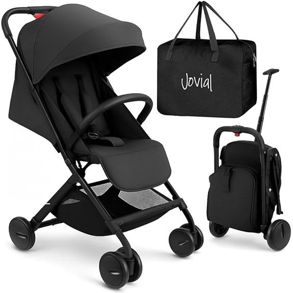 Jovial Lightweight Travel Baby Stroller with Canopy