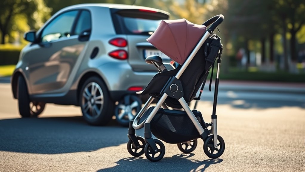 compact strollers for cars