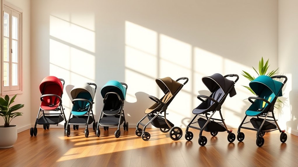 compact strollers for small spaces