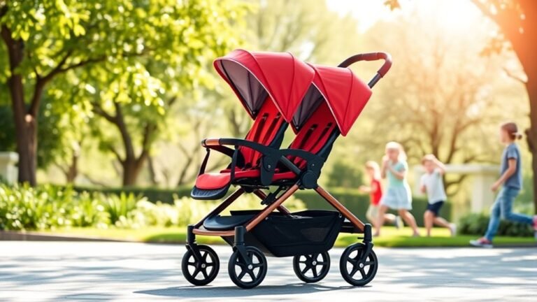 convenient one hand fold strollers