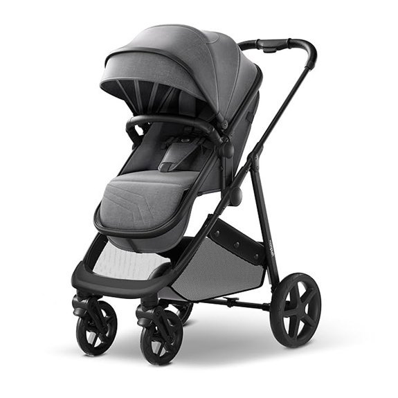 Mompush Wiz 2-in-1 Convertible Baby Stroller with Bassinet