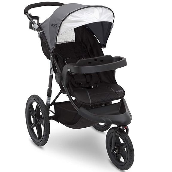Jeep Classic Jogging Stroller by Delta Children Grey