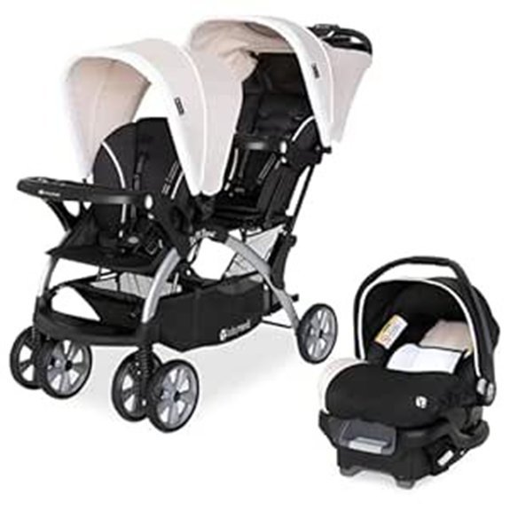Baby Trend Double Stroller & Infant Car Seat Combo