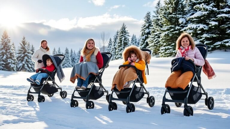 double strollers for winter