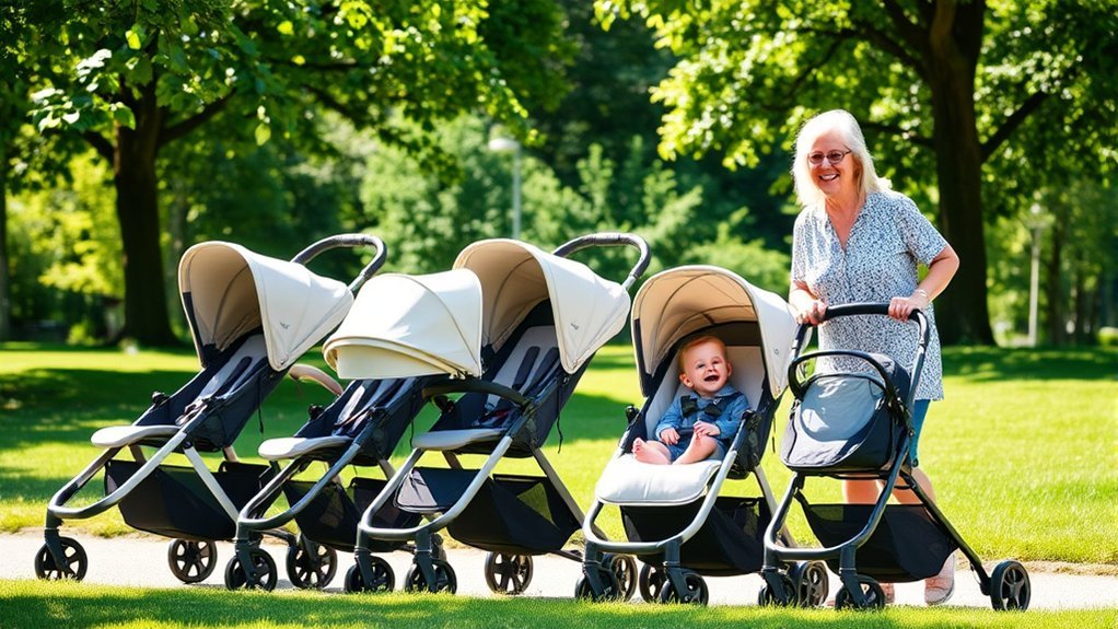 grandparent friendly stroller options