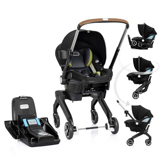 Evenflo Shyft DualRide Infant Car Seat and Stroller Combo