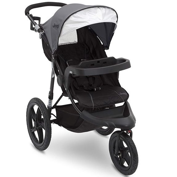 Jeep Classic Jogging Stroller by Delta Children Grey