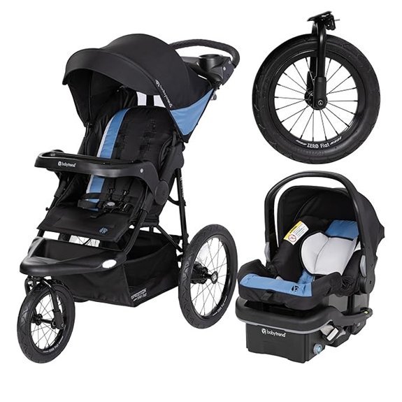 Baby Trend Expedition Jogger Travel System with LED Lights