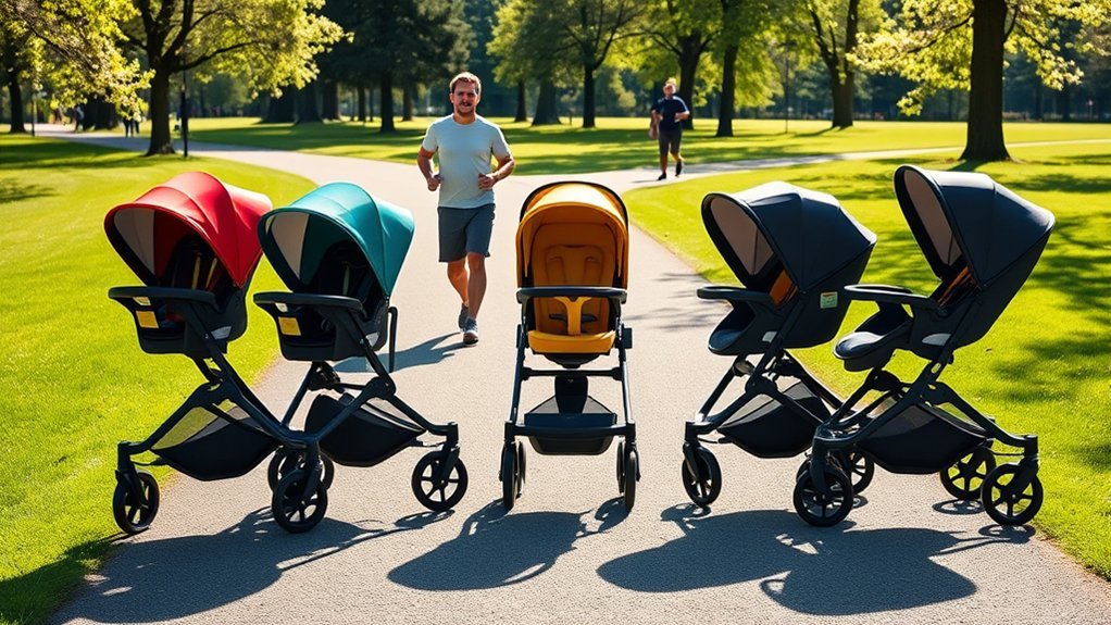 jogging strollers with car seats