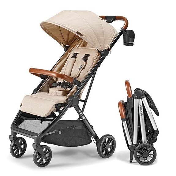 Bombi Bēbee V2 Lightweight Baby Stroller - Sand
