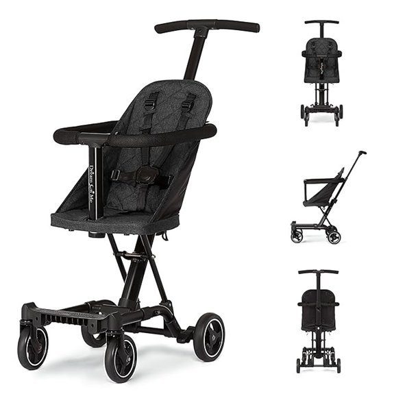 Dream On Me Coast Rider Lightweight Stroller (Black)