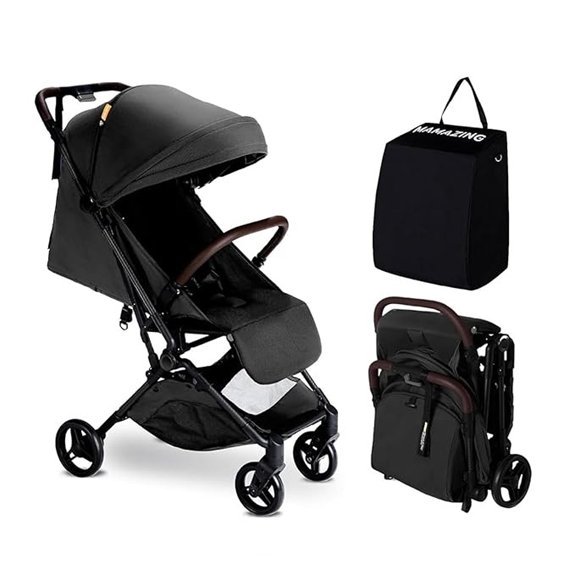 MAMAZING Lightweight Carbon Fiber Baby Travel Stroller