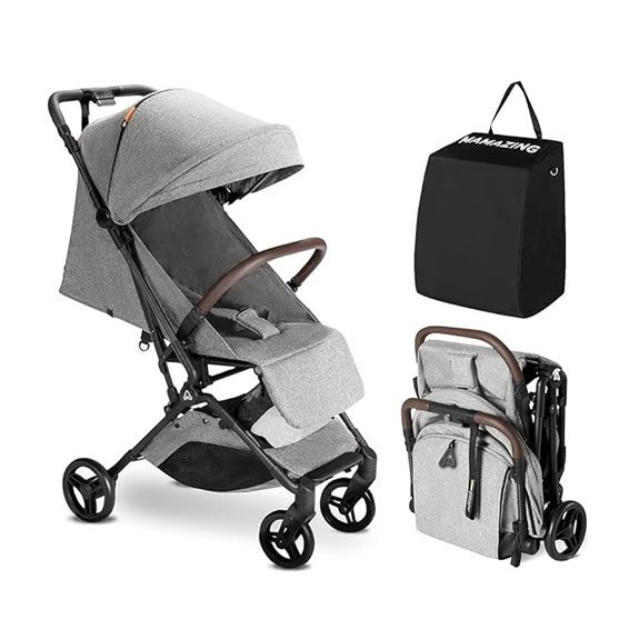MAMAZING Lightweight Compact Baby Travel Stroller