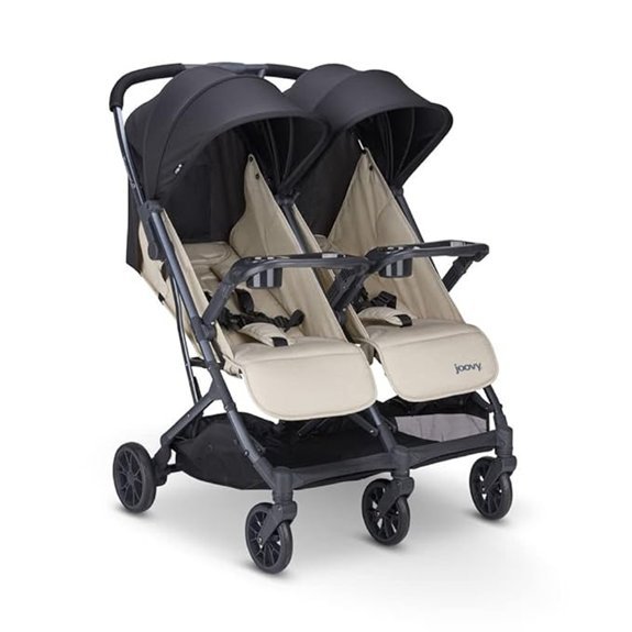 Joovy Kooper X2 Double Lightweight Travel Stroller