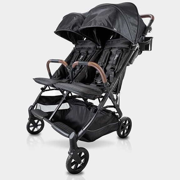 Strolee Lightweight Double Side-by-Side Twin Stroller