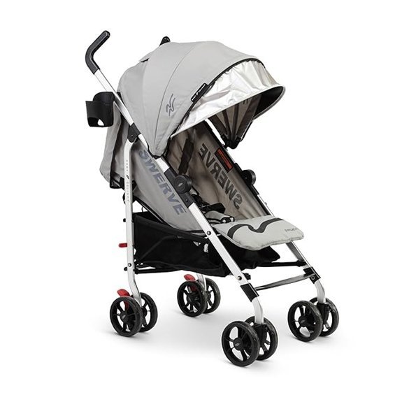 Baby Delight Swerve Lightweight Travel Stroller Grey