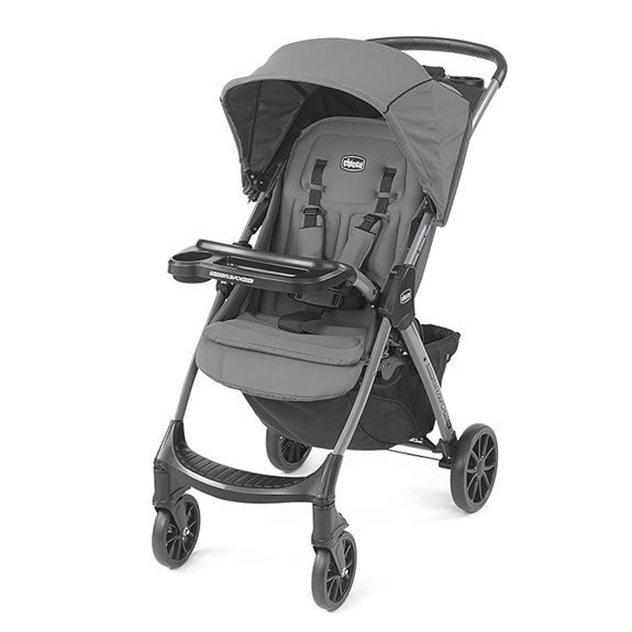 Chicco Mini Bravo Plus Lightweight Stroller - Graphite/Grey