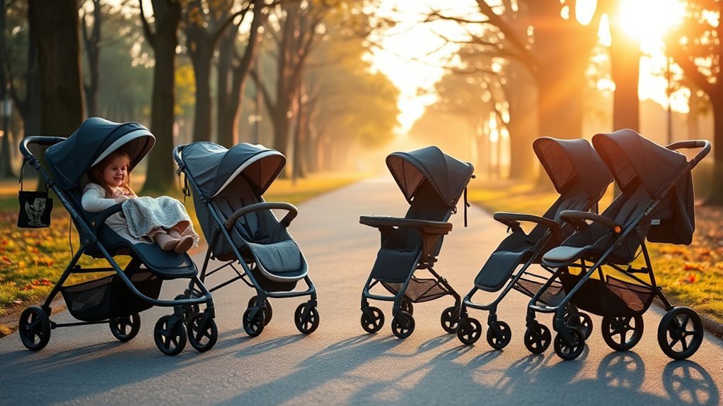 lightweight strollers for comfort