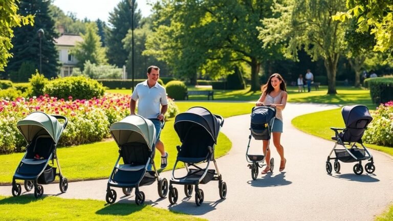 lightweight strollers with tray