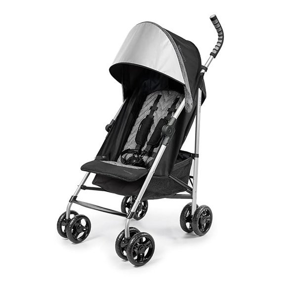 Summer Infant 3Dlite ST Convenience Stroller Black & Gray