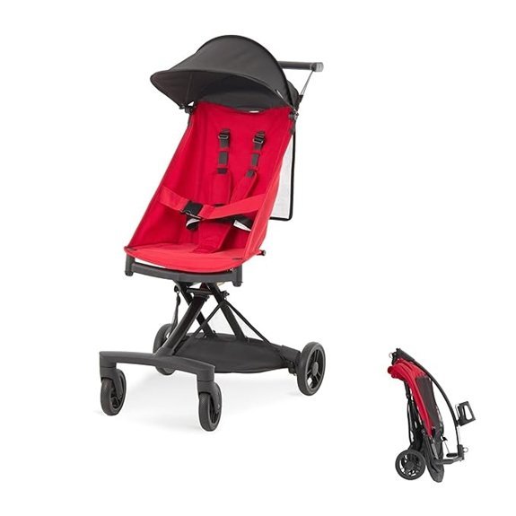 évolur Roamer Ultra Lightweight Travel Stroller - Red